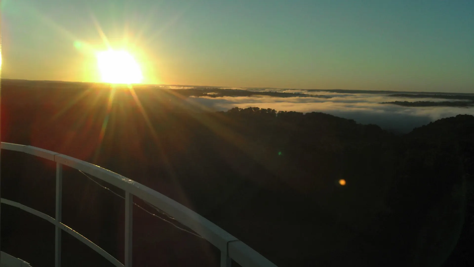 Sunrise over rural Middle Tennessee